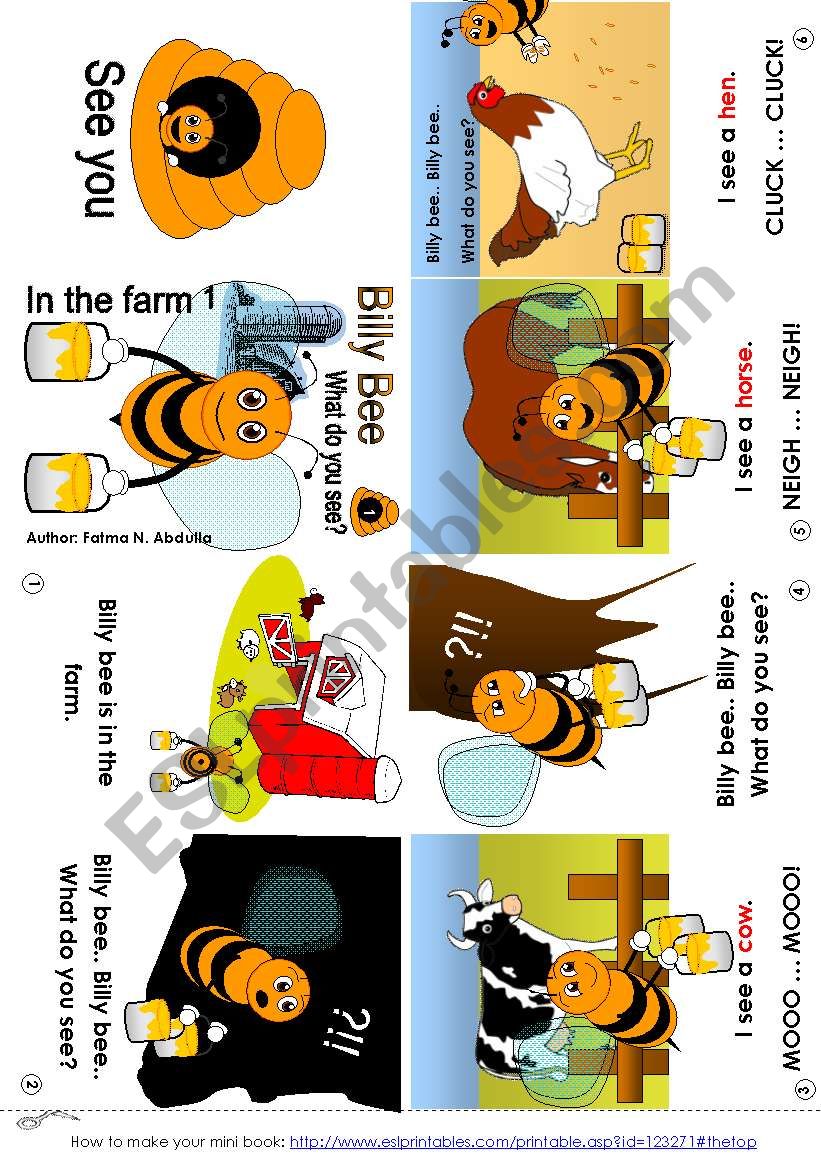 Billy Bee In the farm 01 [C] (mini-book)